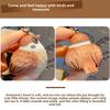 Cartoon Animal Key Ring Kawaii Pearl Bird Keychain Unique Imitation Wood Carving Keychain  Kids