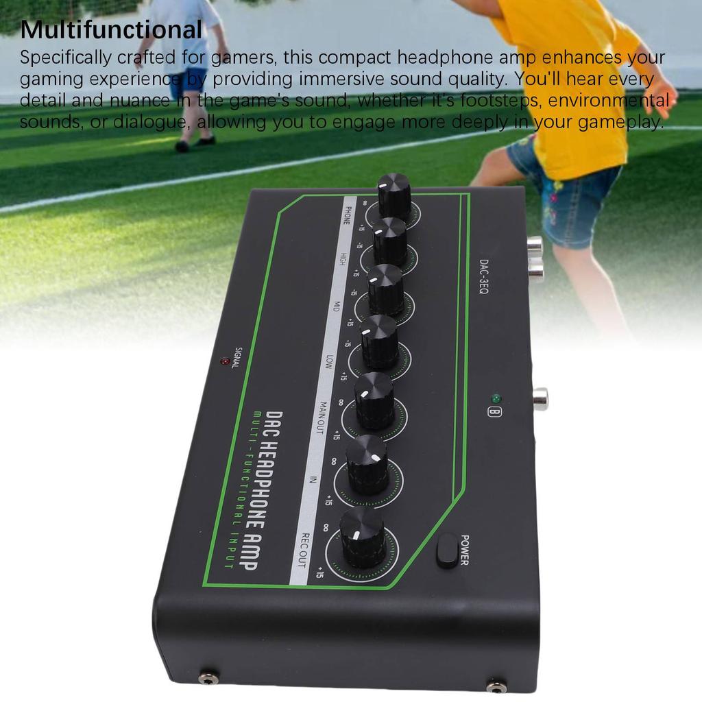 DAC Game Headphone Amplifier Low Noise Built In Bluetooth Multifunctional Portable Stereo Headphone