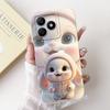 For Realme C61 RMX3939 RMX3930 C63 RMX3939 Case For Realme C63 Cover Luxury Fashion Flower Kawaii Girl Cute Cat Shockproof Shell
