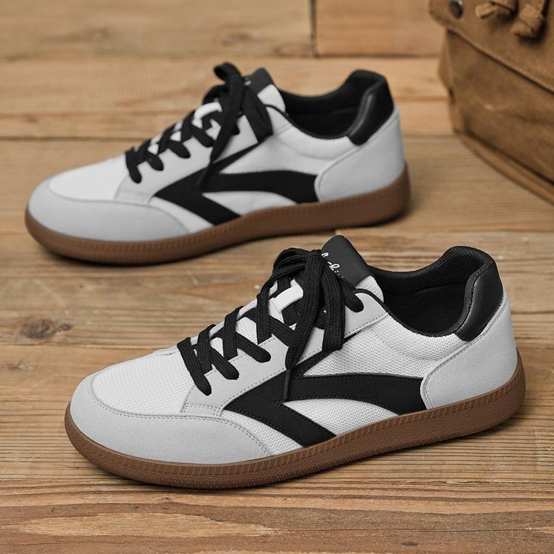 Men's shoes autumn 2024 new trendy versatile platform casual shoes men's non-slip and wear-resistant low-top comfortable board shoes