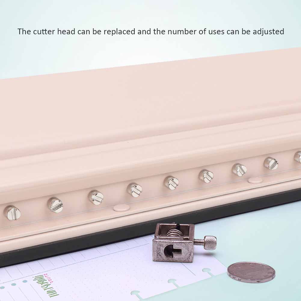 Multi Function Adjustable Mushroom Hole Puncher Paper Card Photo Binding Hole Punch Machine