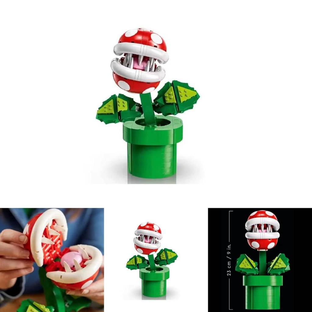 Super Mario fleischfressende Pflanze Baustein-Set aus ABS-Kunststoff für Bau-Spaß zum Selbermachen für Kinder