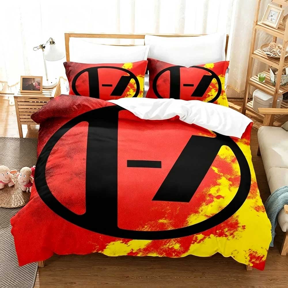Anime Twenty One Pilots Bettwäsche-Set Mädchen Jungen Twin Queen Size Bettbezug Kissenbezug Bett Kinder Erwachsene Mode Heimtextilien