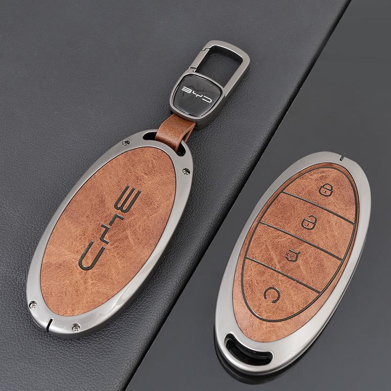 BYD Yangwang U8/U9 Premium Metallschlüsselhülle mit Schnalle