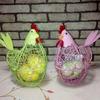 Iron Wire Hen Shape Egg Baskets Stable Egg Holder Easter Eggs Storage Containers  Countertop