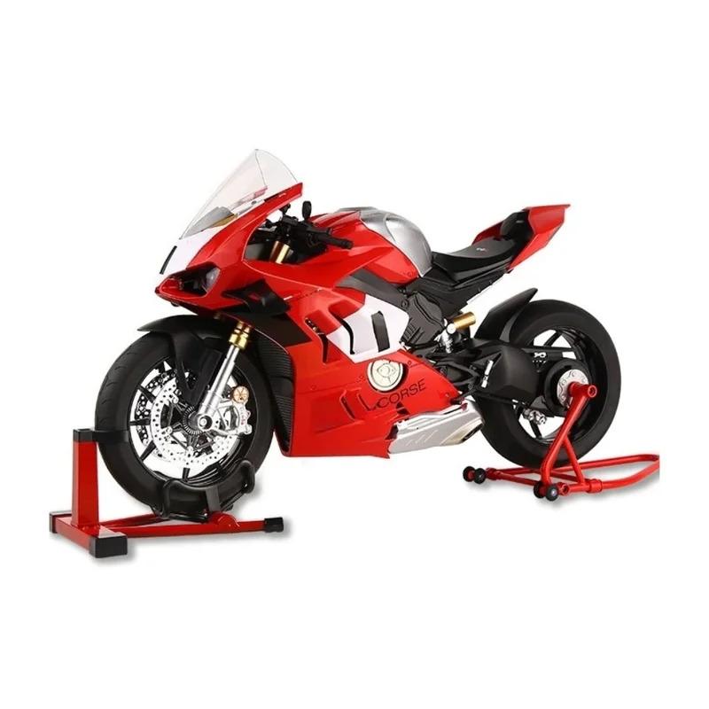 For Ducati V4s Ignite Start Smoke Effect 1:6 Panigale Alloy Motorcycle Simulation Model Large Decorative Item