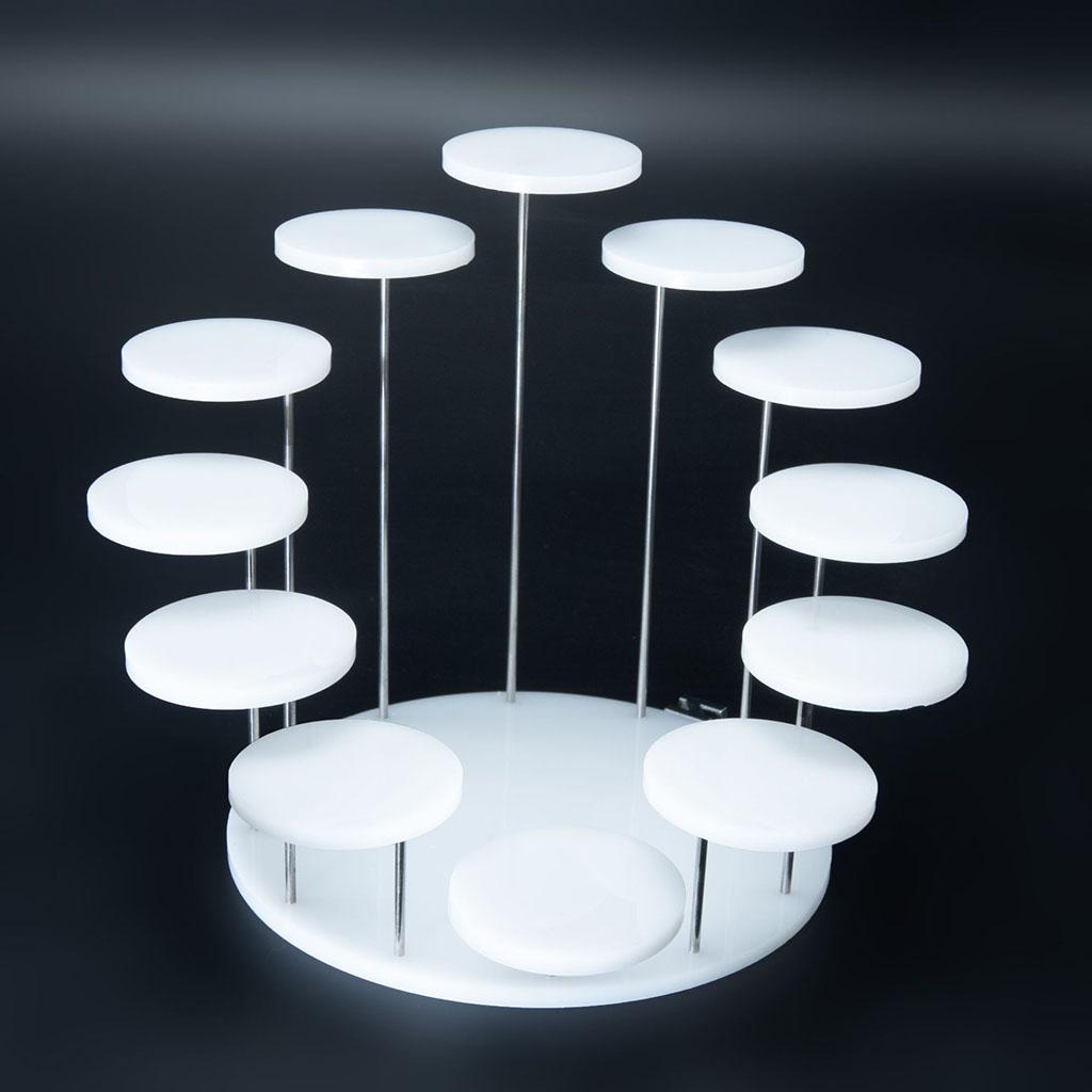 Acrylic Cake Stand Cupcake Stand Display Rack Reusable Cosmetics Holder