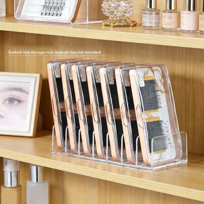Eyelash Extension Supplies Organizer False Eyelashes Storage Box Lash Accessories Case Display Stand Makeup Powder Blusher Rack