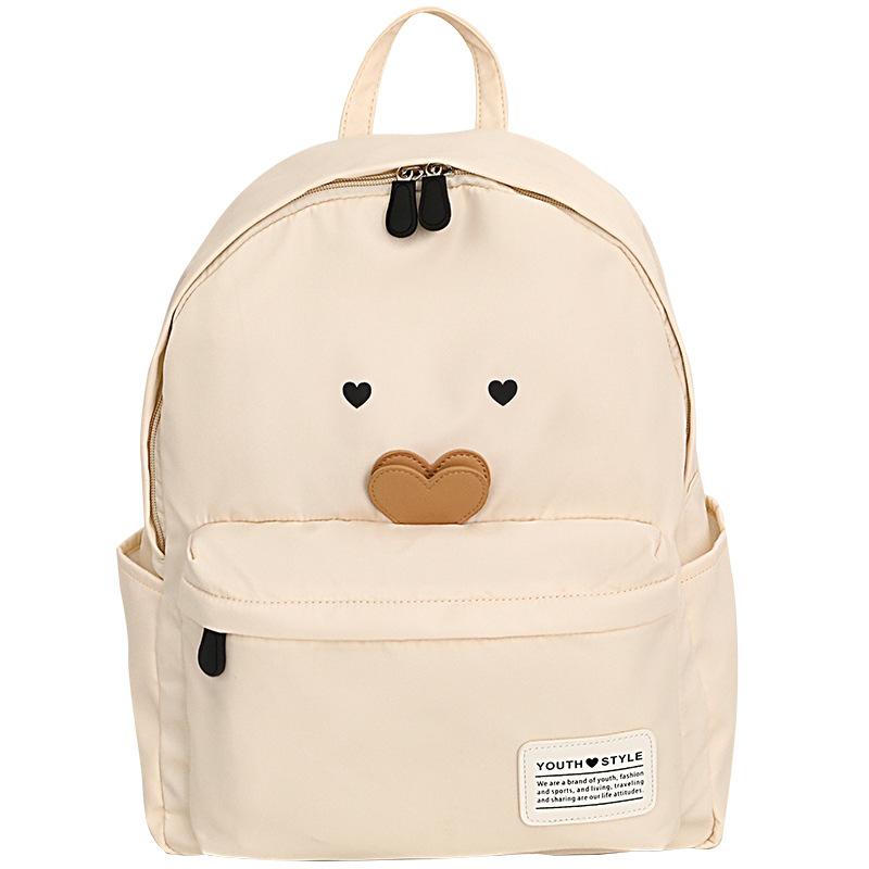 

Casual schoolbag backpack women s lightweight anti-splashing nylon versatile travel junior high school high school college student backpack free ship