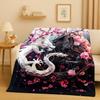 3D Yin Yang Chinese Tai Chi Eight Diagrams Natural Balance Art Flannel Blanket,Soft Plush Throw for Home Bedroom Bed Sofa Cover