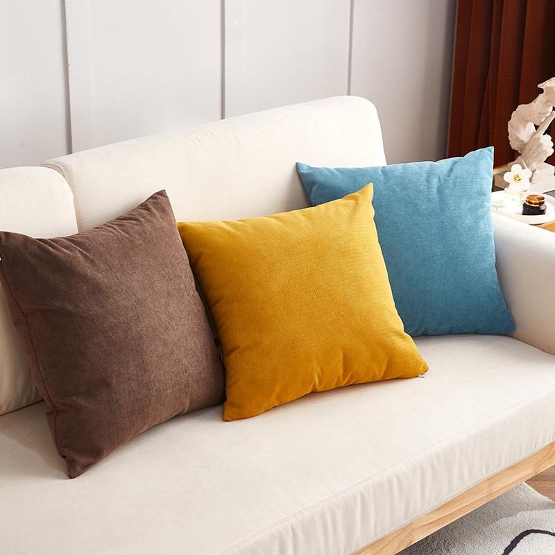 Modern Light Luxury Solid Color Cushion for Sofa or Chair