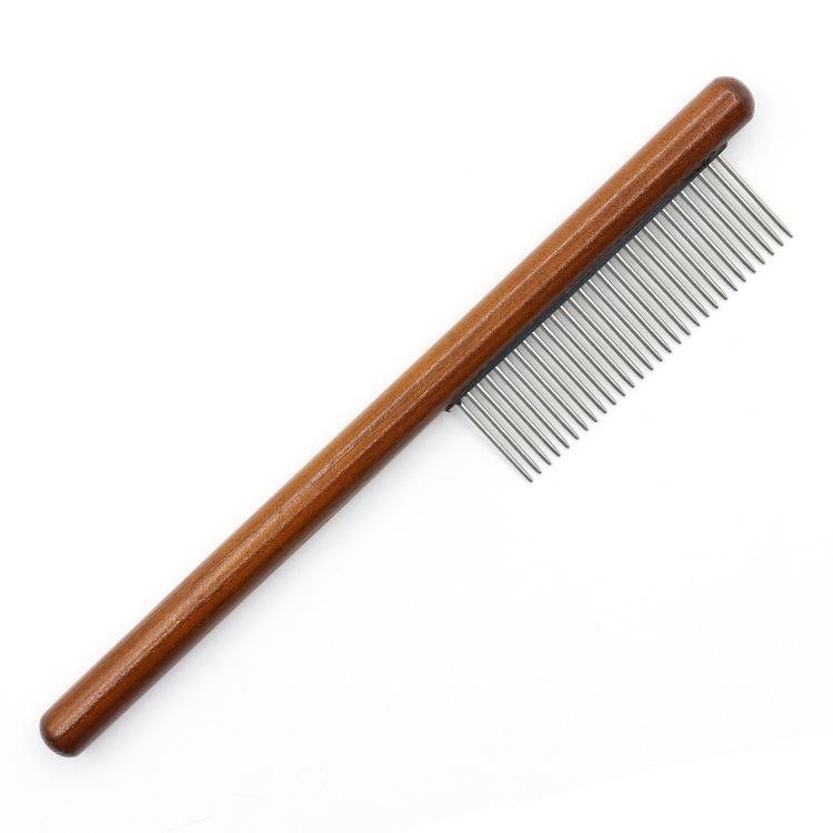 

Pet Comb Cat Dog Floating Hair Removal Solid Wood pet Cleaning grooming Flea Removal brushing Long Hair cat needle open Knot