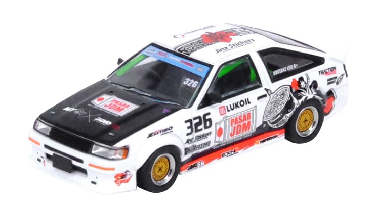 Inno Models Toyota Corolla AE86 Levin TRACKERS RACING 1/64 (Finished Model)