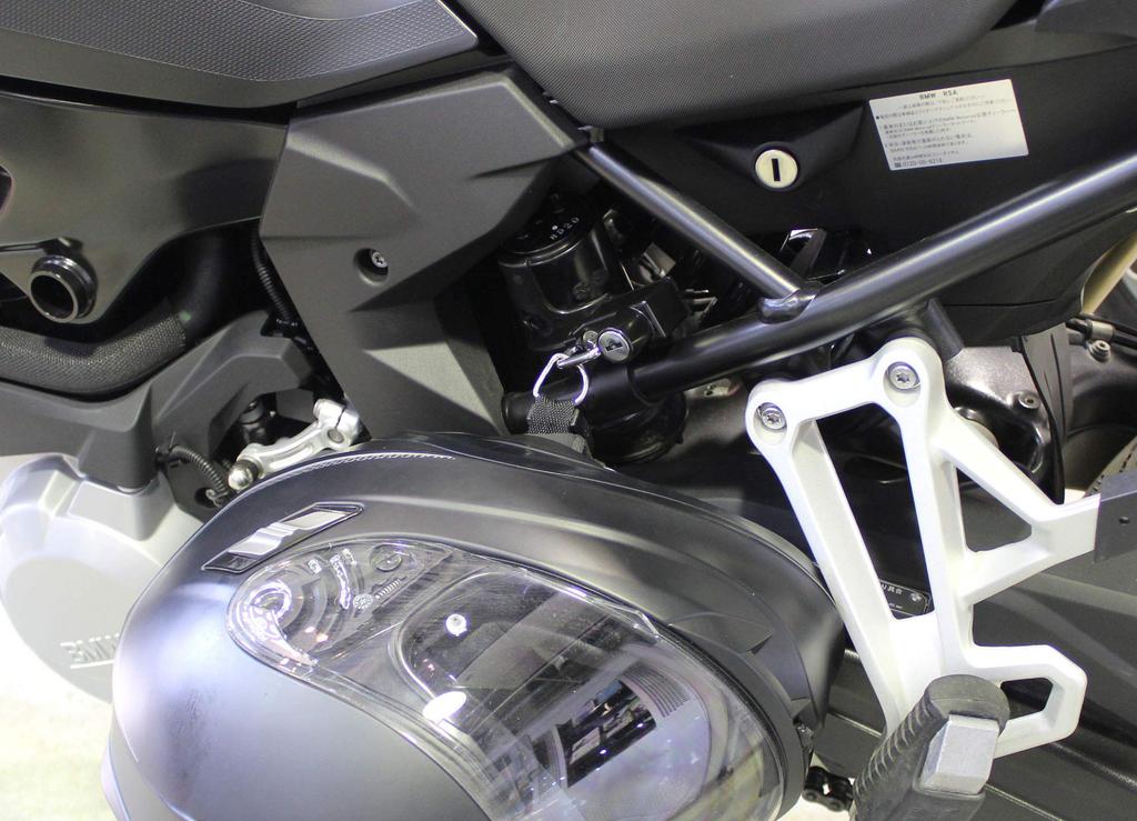 Kijima Motorcycle Parts Helmet Lock Holder Steel BMW Anti-Theft F750/850GS/900R/XR/F800GS/F900GS('24-) BM-05013