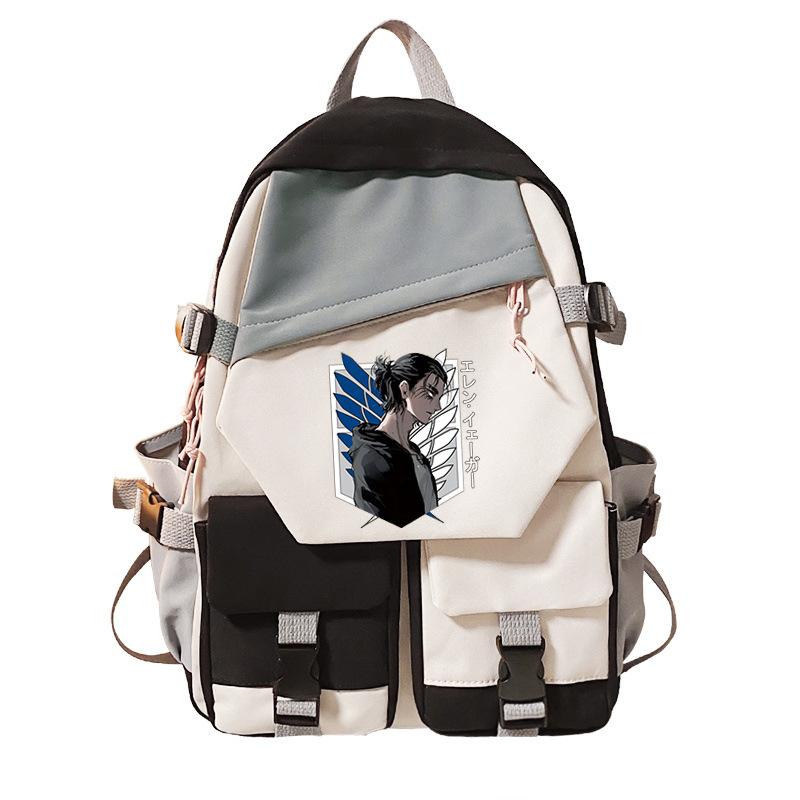 Angriff auf den Riesen Peripheren Bedruckten Rucksack Tagesfreizeit Studenten Schultasche