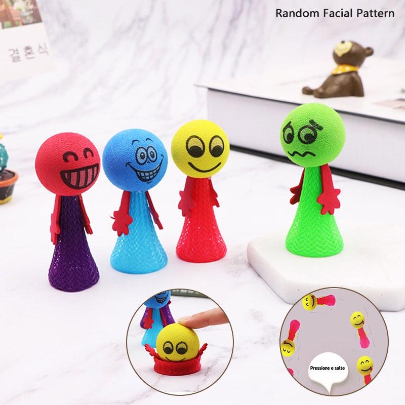 Spring Into Fun With Eva Spring Man Toys Set Of 4, 10cm Size, Great Gift For Friends