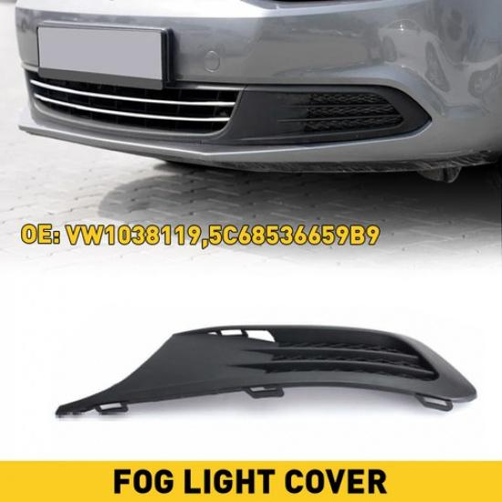 Front Fog Light Bumper Ert Bezel Cover LH&RH Side For VW Jetta 2011-2014