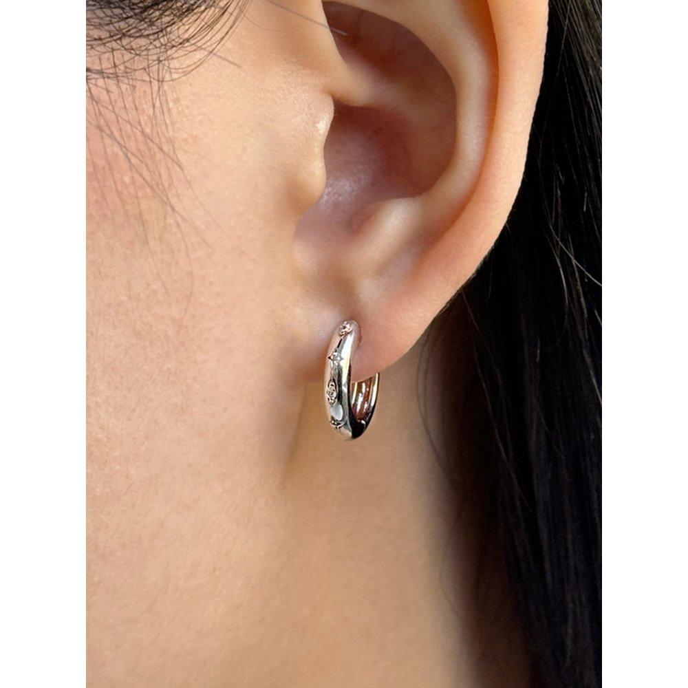 [Baiyer] (W) Star Stone One-Touch Earrings Bh7E40712Wbxxx