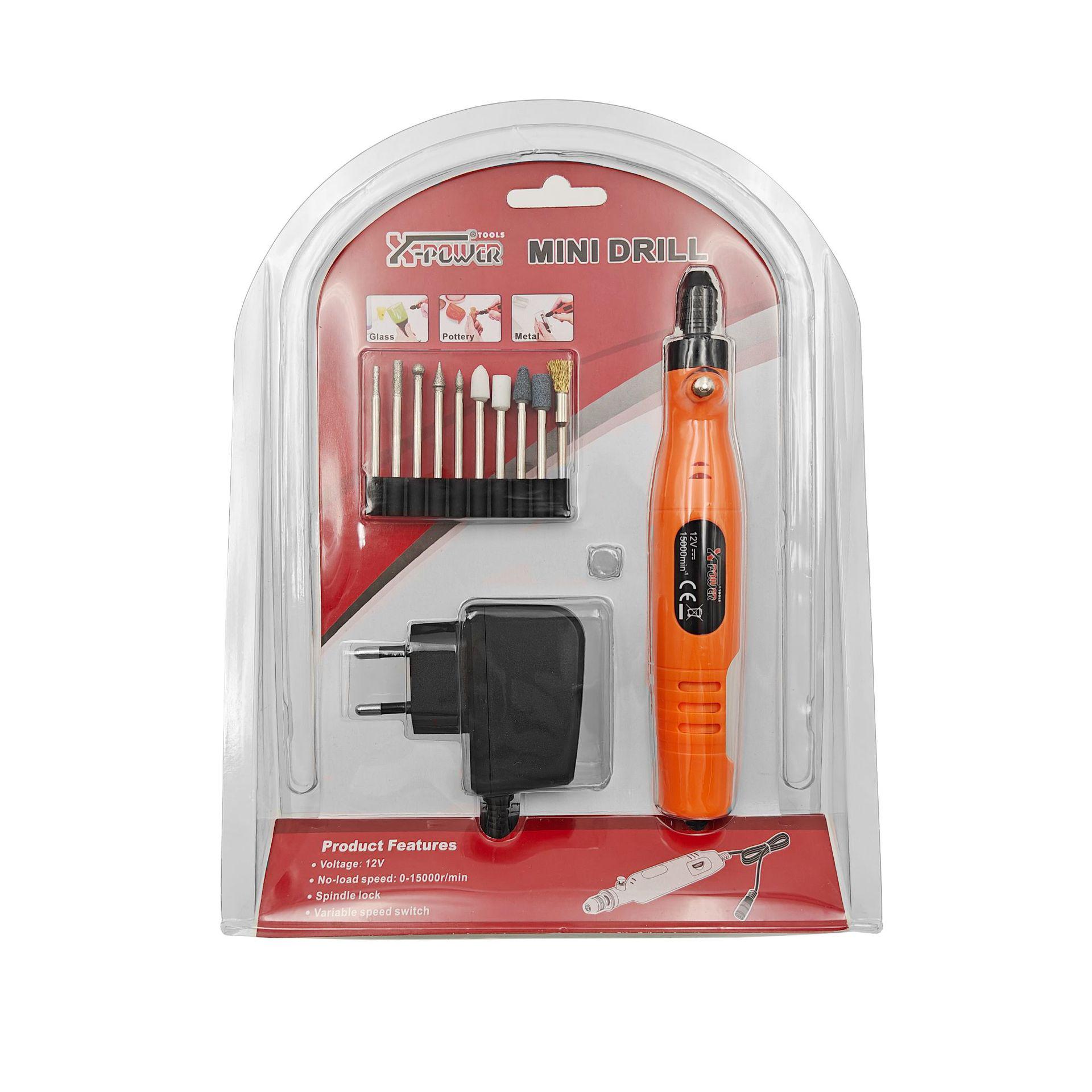 

12 В мини-электрическая гравировальная шлифовальная машина с регулируемой скоростью, прямой ручкой и трехкулачковым патроном для самостоятельной полировки