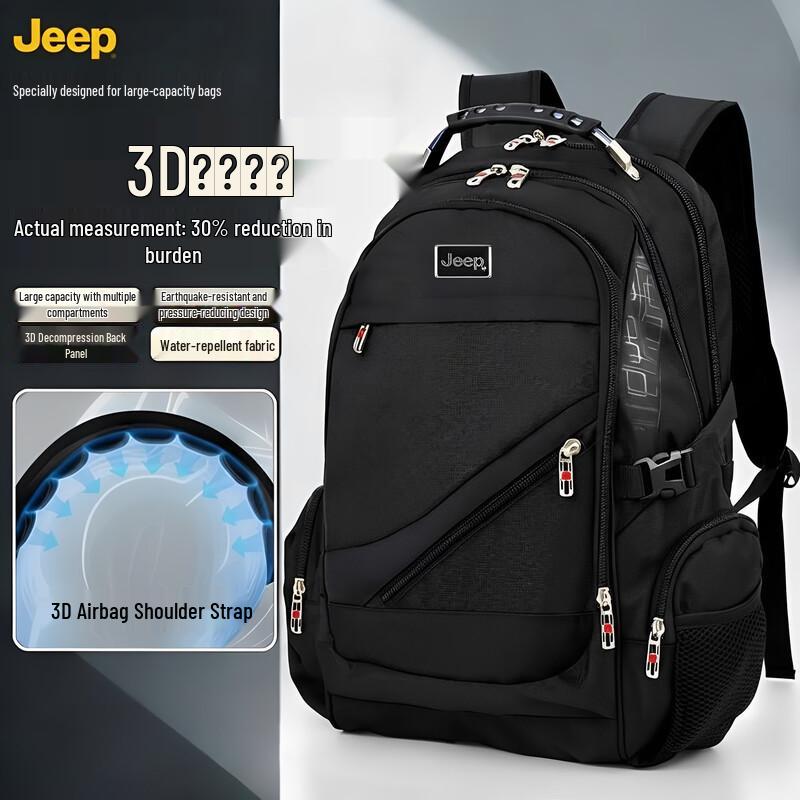 Мужской деловой и дорожный рюкзак для ноутбука JEEP 17.3-inch Laptop Compatible