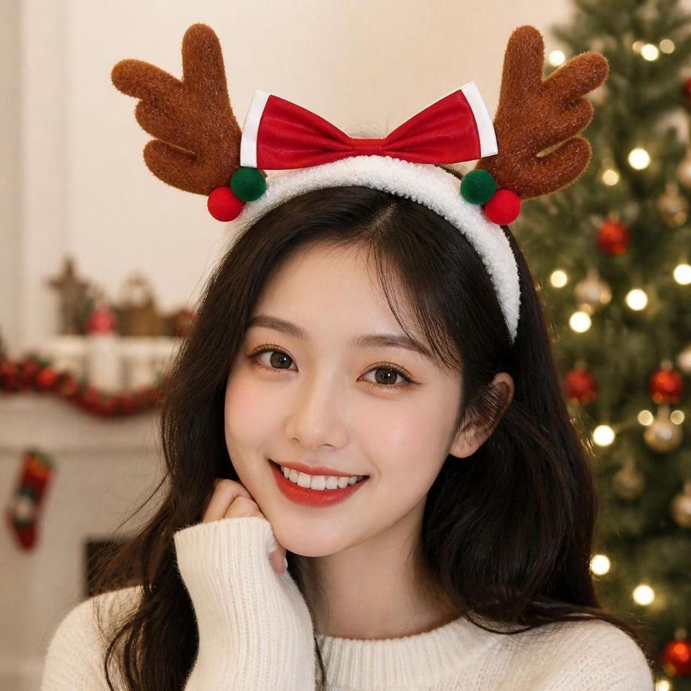 Soft Fabric Plush Headband Cosplay Headwear Stylish Hair Accessories Holiday Costume