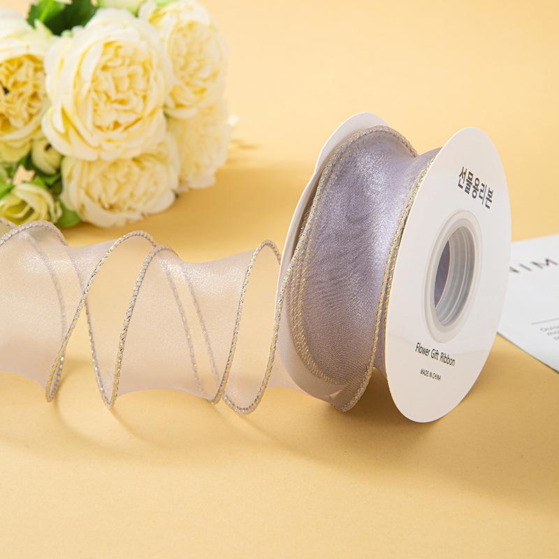 Valentine's Day Korean Fishtail Yarn Ribbon for DIY Flower Bouquets and Cake Decorations