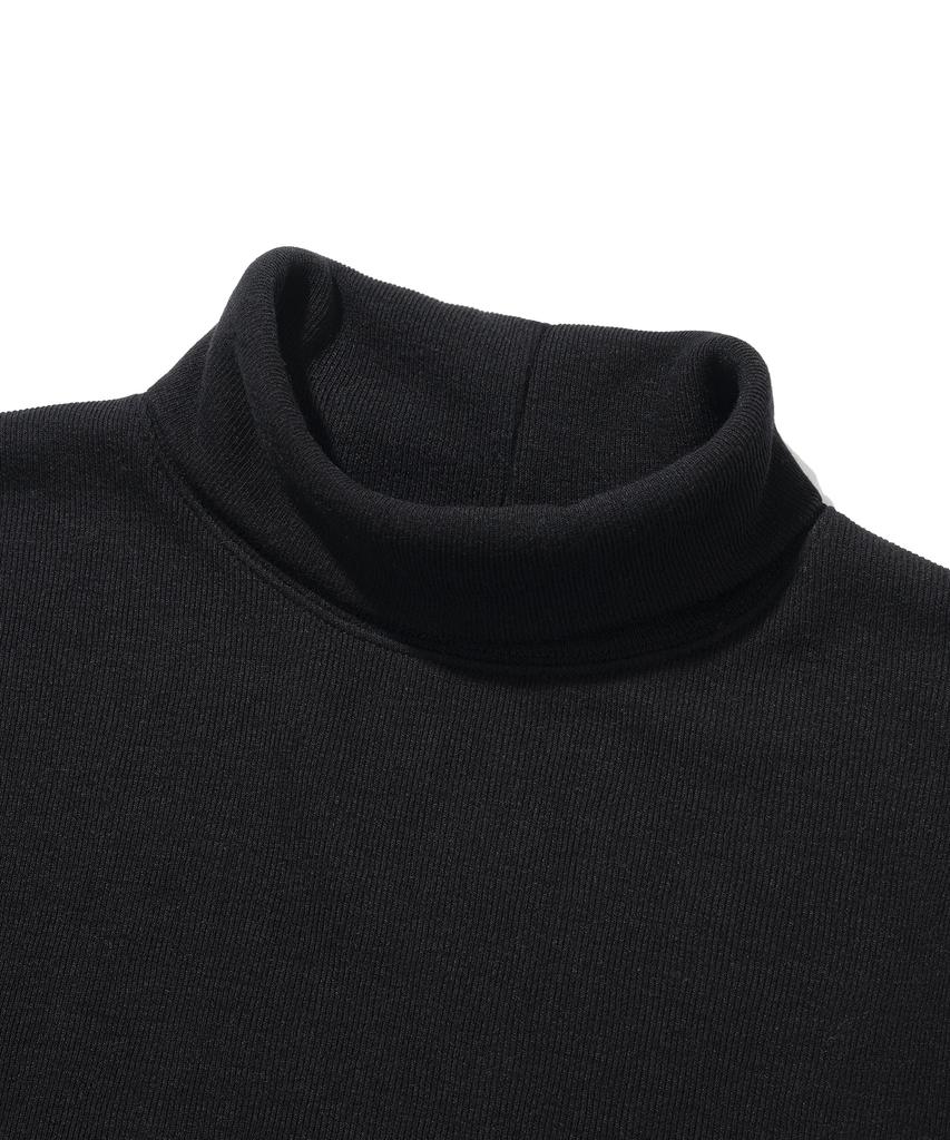KNITTED Turtleneck Long Sleeve Knit Black