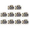 10pcs Gamepad Joystick Drift Repair Board Universal 3D Analog Joystick Drift Fix Mod for Game Controllers Black