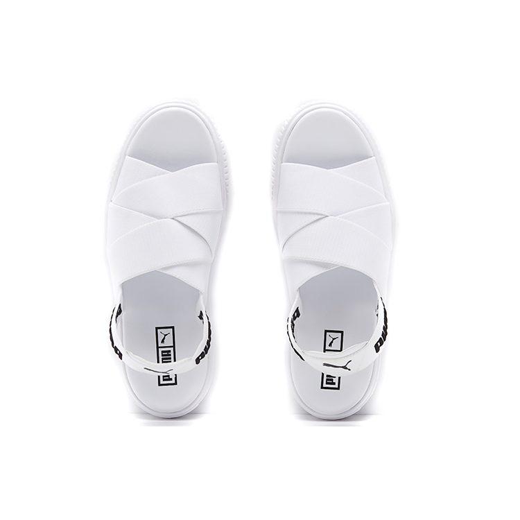 Puma Platform Trace Sports Sandals 'White Black' Women's 365478-02
