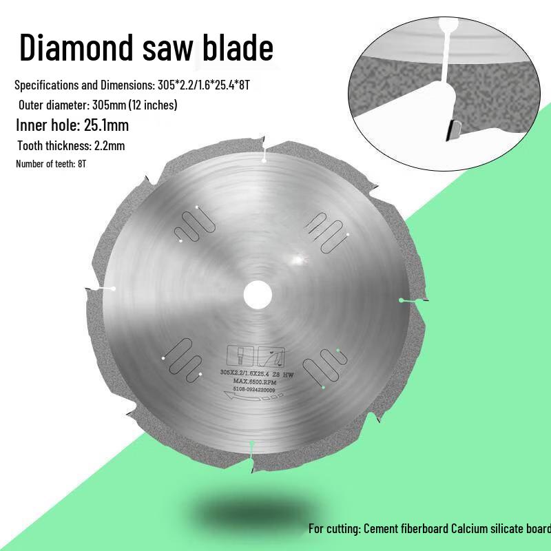

Rongyu 305mm Diamond Saw Blade for Fiber Cement Boards