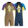 2.5MM Children's Diving Suit One-piece Short-sleeved Warm Middle Snorkeling Surfing Swimsuit
