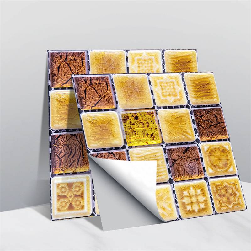 

Водонепроницаемая наклейка на плитку Tilediy, наклейка на стеклянную стену, 3D мозаика, кристалл, набор из 10 самоклеющихся материалов 10*10cm