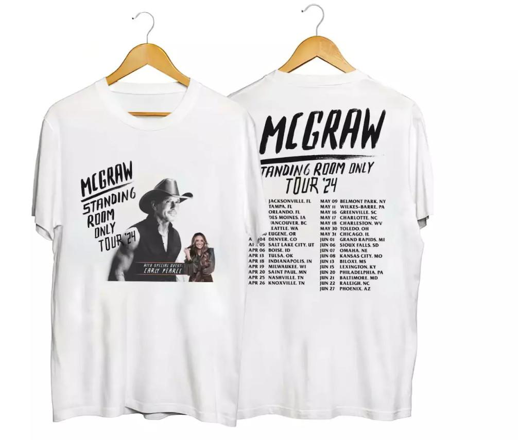 Tim McGraw 2026 Tour Standing Room Only Shirt XXL