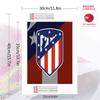 Atletico Madrid Football Crest 100% Round Full Drill 5D DIY Diamond Painting Embroidery Cross Stitch Rhinestone Decor