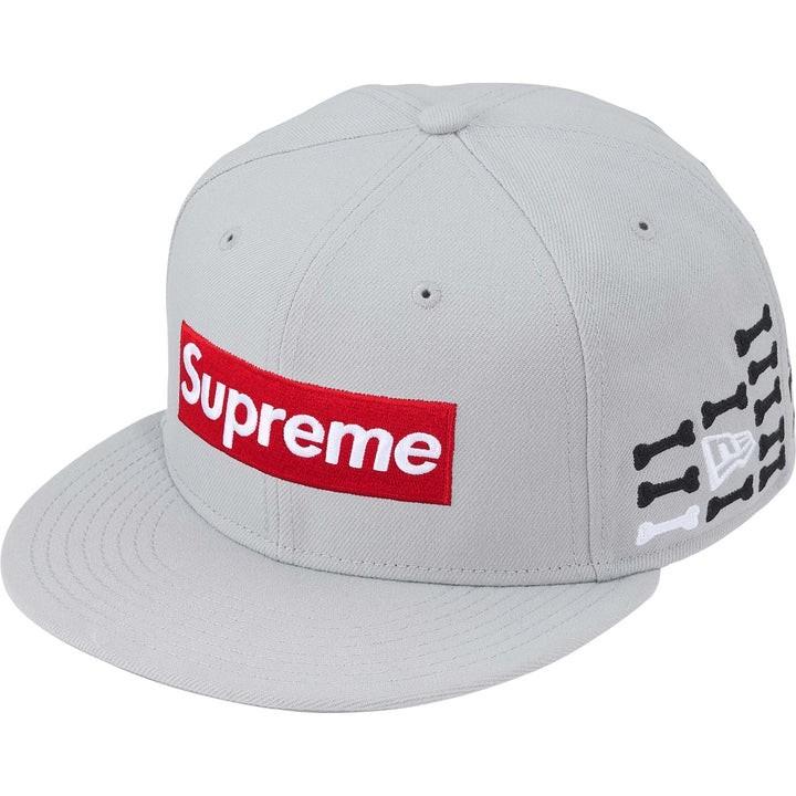 702646 Supreme Bones Box Logo New Era Grey 7 1/2