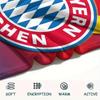 1Pc FC Bayern München Print Flannel Blanket High Quality Warm Comfortable Cover for All Seasons Perfect for Gifts Home Decor