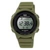 Citizen Q&Q Digital Solar Waterproof Watch Date with Urethane Strap Men's Green