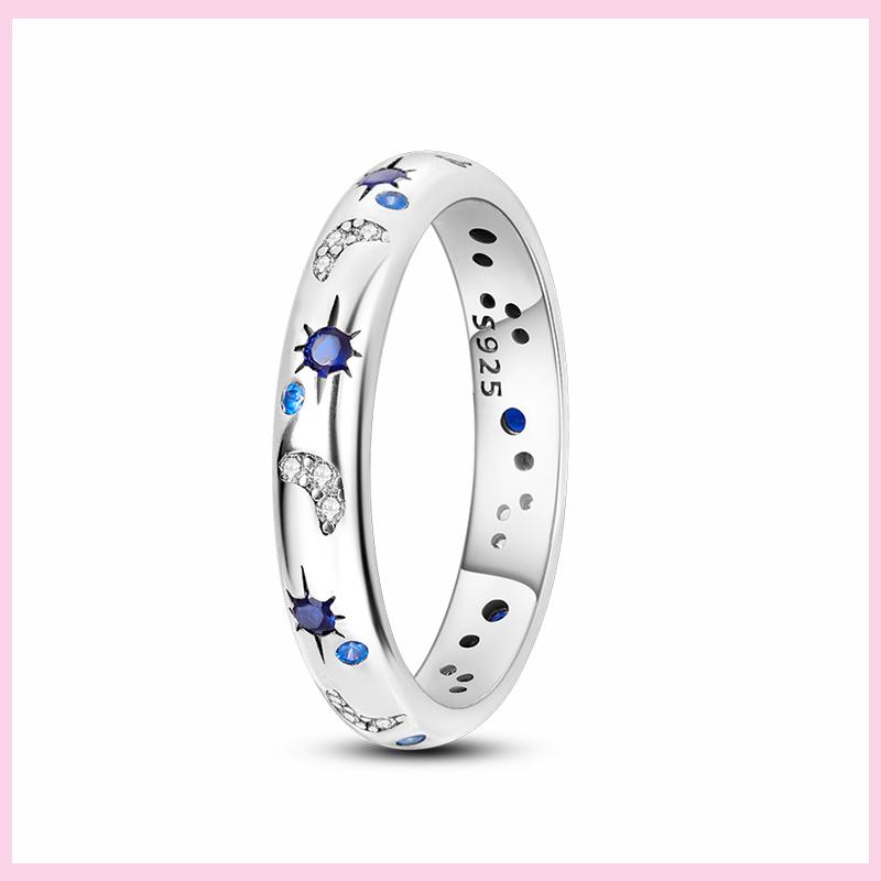 NEW Fashion 925 Silver Simple Infinity Finger Ring For Women Sparkling Twisted Stackable Rings Popular Anillo Engagement Jewelry