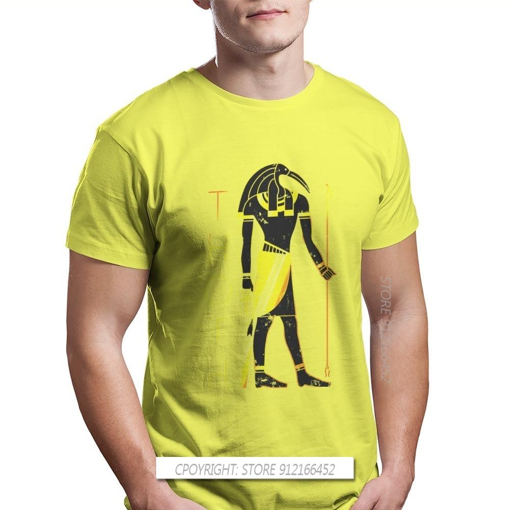 Men Egyptian Mythology Ancient Gods Atum Horus Osiris Oversize T-Shirt Thoth Pure Cotton Graphic Tops