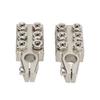 1 Pair Positive Negative 12 Way Heavey Duty Battery Terminals Clamps   Acid Battery Post Connector for Car