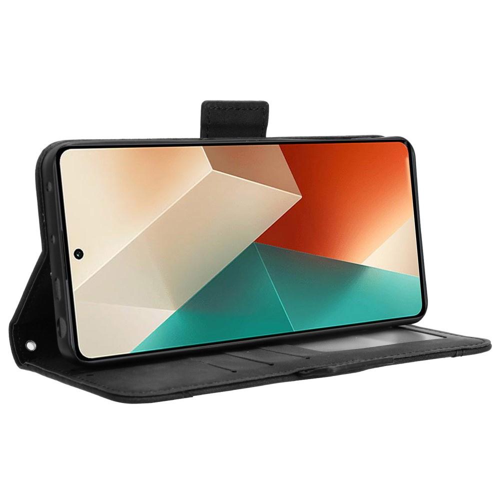 Flip Case for Xiaomi Redmi Note 13 5G, Card Slot, Black