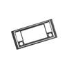 2Pcs Carbon Fiber Center Control Panel Cover Trim Type A For BMW X5 2000-2006