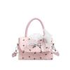 Belted Casual Bag Stylish and Fashionable Design - Single Shoulder Handbag with A Small Square Shape