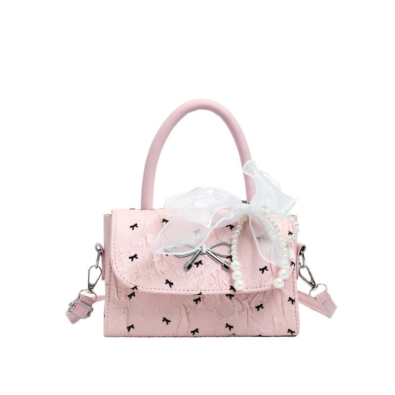 Belted Casual Bag Stylish and Fashionable Design - Single Shoulder Handbag with A Small Square Shape