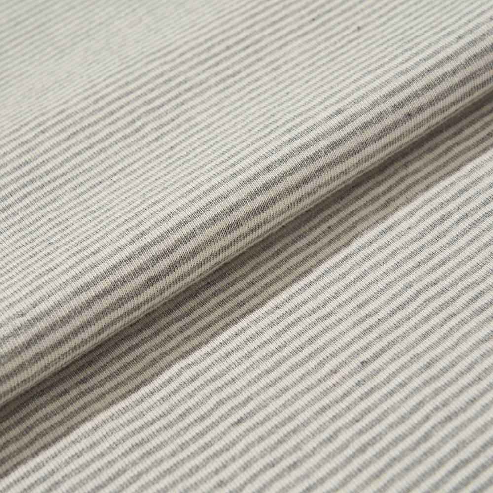 His Hander Round Patch Thin L/S T-Shirts Gray