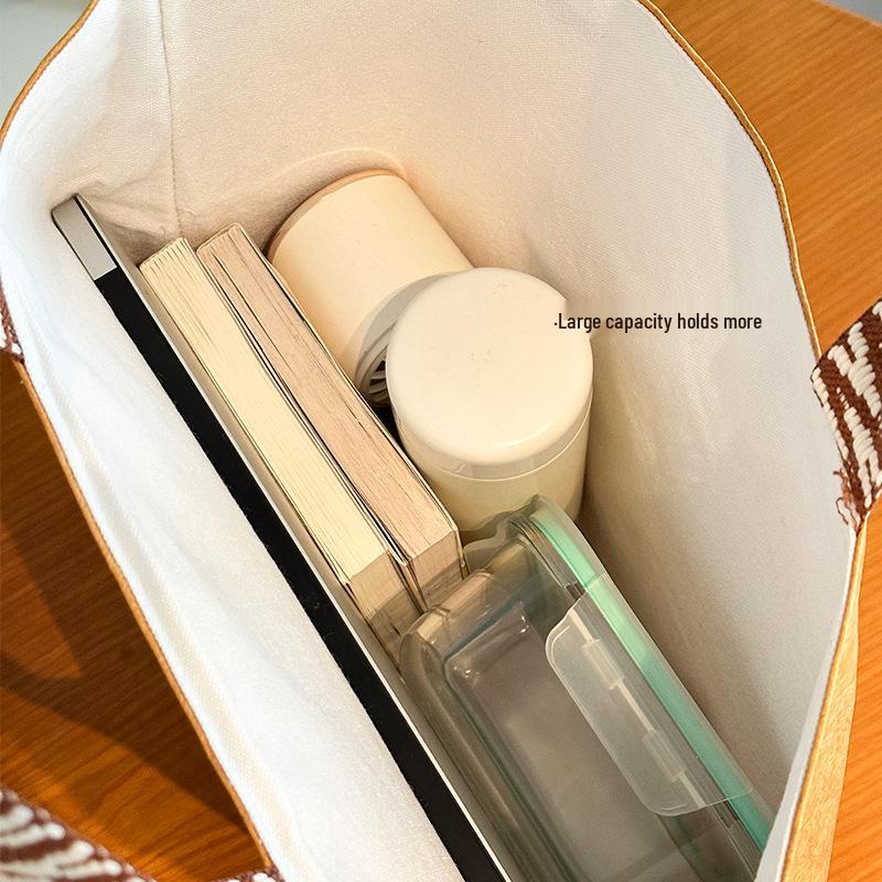 Wasserdichte Kraftpapier-Tragetasche von DuPont - Kreatives Geschenk & Retro-Umhängetasche mit Logo-Aufdruck