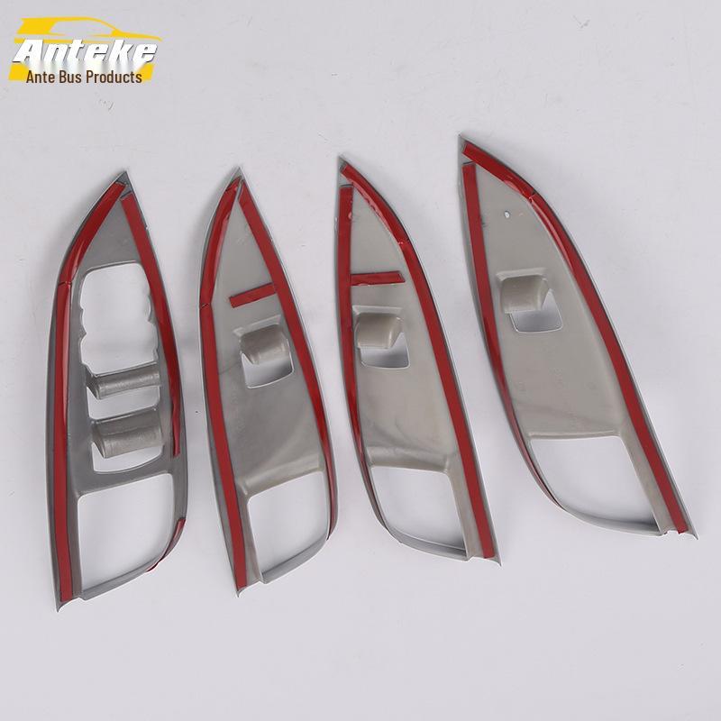 Fits 18 GL6 Models: Glass Lift Switch Decorative Frame for Car Door Window Armrest Lift Button Trim