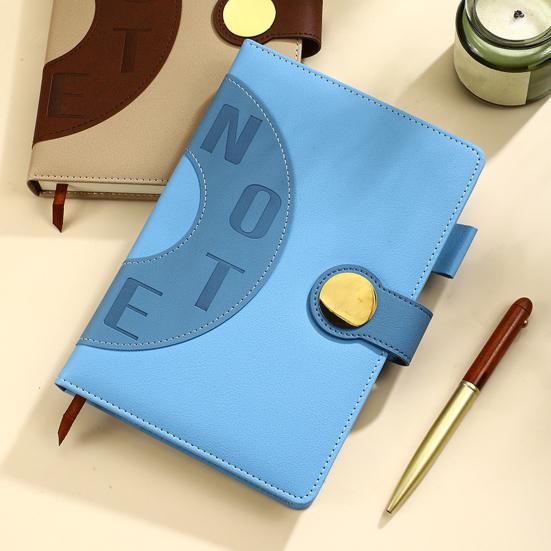 2026 Schedule Planner Notepad A5 Magnetic Closure Planner Color-Blocked Productivity Notebook with 12-Month Organizer