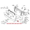 2056203501.2056203401 Radiator Support Bracket FORBenz C300 C180 C200 C160 C400 C43 AMG Support Impact Bar Bracket Front RH LH