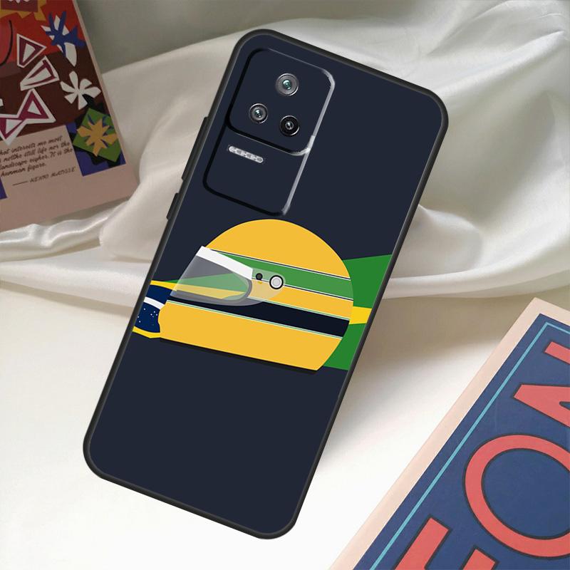 

Чехол Ayrton Senna F1 для POCO X6 Pro M6 X5 X3 M5s F3 F5 Xiaomi 14 Ultra 13 12 Lite 11T 12T 13T Pro Coque Mi 12